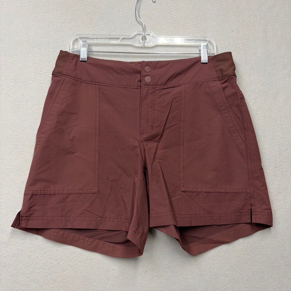 REI Co-op Savanna Trails Shorts Womens 10 Brown Regular Fit Hiking Outdoor Q26
